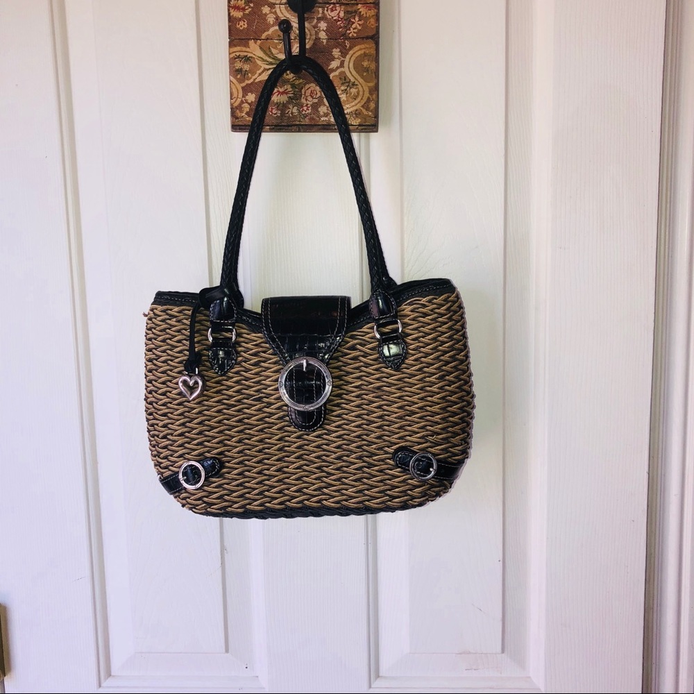 Brighton wicker purse